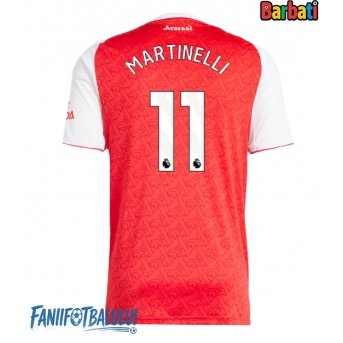 Arsenal Gabriel Martinelli #11 Tricou Fotbal Replică 2025-26 Barbati Acasa